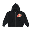 Load image into Gallery viewer, "Flow" fleeced full-zip boxy hoodie
