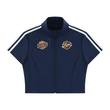 Load image into Gallery viewer, Women “flow” no matter” Full Zip Short Sleeve T-Shirt
