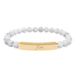 Load image into Gallery viewer, “Flow”Engraved Natural Stone Bar Bracelet
