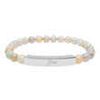Load image into Gallery viewer, “Flow”Engraved Natural Stone Bar Bracelet
