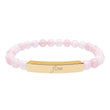Load image into Gallery viewer, “Flow”Engraved Natural Stone Bar Bracelet
