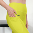 Load image into Gallery viewer, Women signature Leggings with pockets/lime
