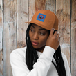 Load image into Gallery viewer, N-C mighty bear  stitched mesh trucker cap
