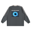 Load image into Gallery viewer, Women Wild flower color block v-Neck Long-Sleeve T-Shirt
