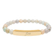 Load image into Gallery viewer, “Flow”Engraved Natural Stone Bar Bracelet
