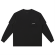 Load image into Gallery viewer, Men “Stay true” Layered Long Sleeve Oversized Tee
