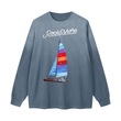 Load image into Gallery viewer, Men Signature “the Boat” Washed Long Sleeve T-Shirt
