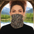 Load image into Gallery viewer, Wood Forest winter neck gaiter with Drawstring
