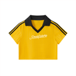 Load image into Gallery viewer, Women signature Collar Striped Cropped Jersey

