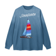 Load image into Gallery viewer, Men Signature “the Boat” Washed Long Sleeve T-Shirt
