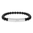 Load image into Gallery viewer, “Flow”Engraved Natural Stone Bar Bracelet

