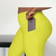 Load image into Gallery viewer, Women signature Leggings with pockets/lime
