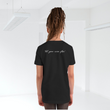 Load image into Gallery viewer, signature Youth Short Sleeve T-Shirt "let your river flow" on back
