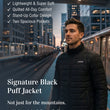 Load image into Gallery viewer, Signature Black puff Jacket
