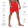 Load image into Gallery viewer, Men signature red swim trunks
