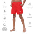 Load image into Gallery viewer, Men signature red swim trunks
