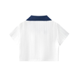 Load image into Gallery viewer, Women signature Collar Striped Cropped Jersey

