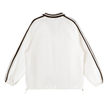 Load image into Gallery viewer, Contrast Striped Lapel Collar Sweatshirt
