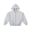 Load image into Gallery viewer, Signature Contrast-Stitched Boxy Fleece Zip Hoodie
