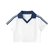 Load image into Gallery viewer, Women signature Collar Striped Cropped Jersey
